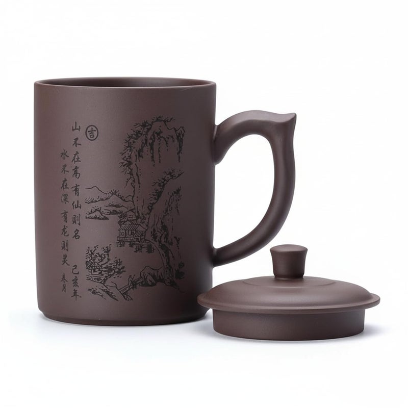 I-MART Purple Clay Tea Cup, Coffee Mug, Chinese Kung Fu Teacupup - Image 2